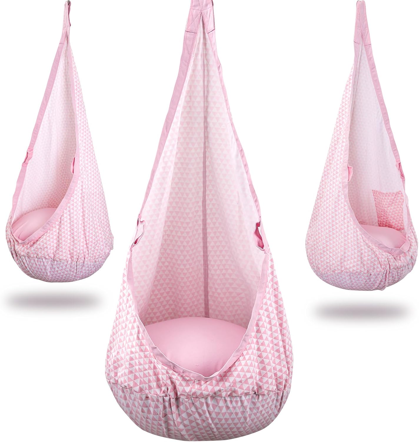 Kids Outdoor Hammock Swing - Kids Pod Swing Seat with Inflatable