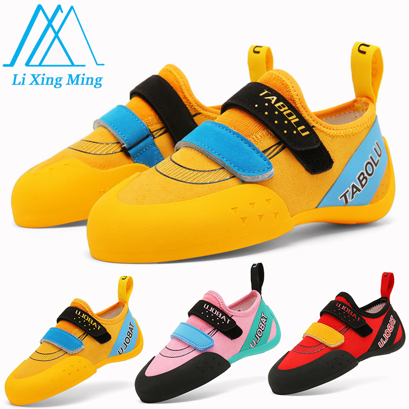 Kids Outdoor Net - Rock-Climbing Shoes Boys Girls Indoor Outdoor
