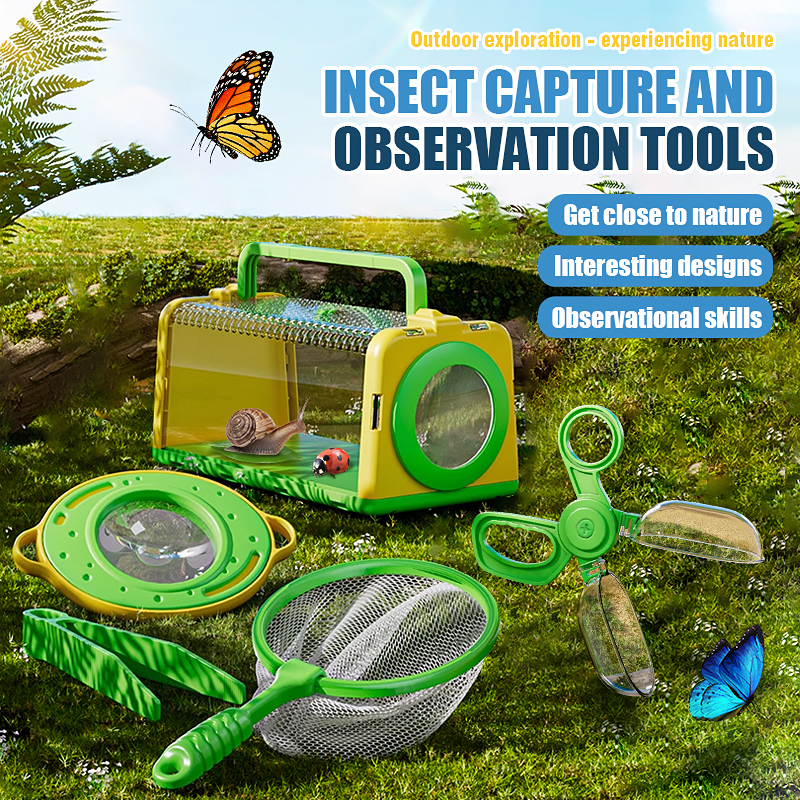 Kids Outdoor Net - Insect Capture Cage Observation Box with