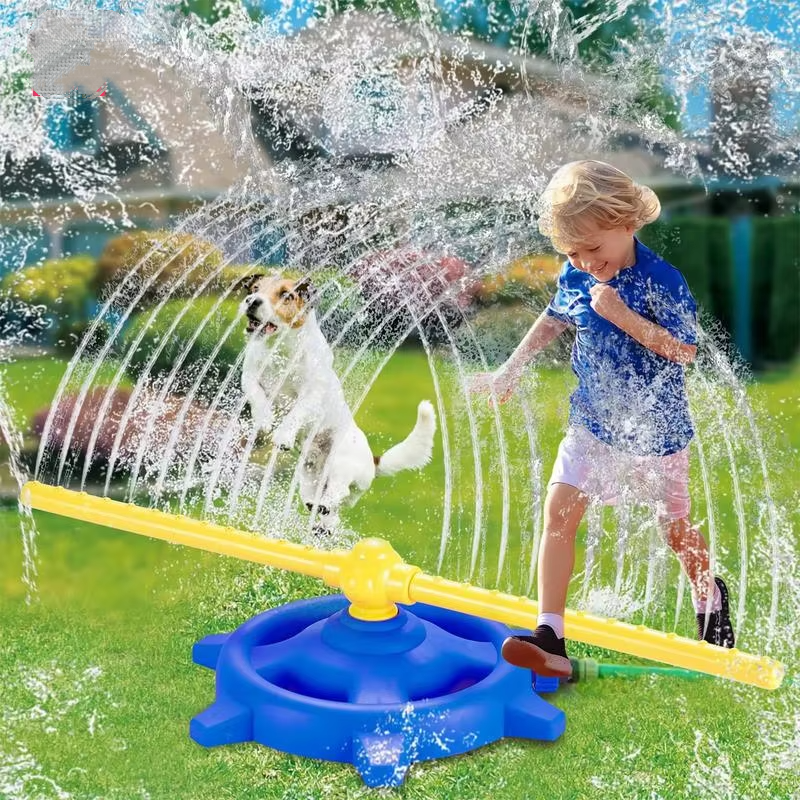 Kids Outdoor Yard Tools - 360 Degree Water Spray Sprinkler Rotating