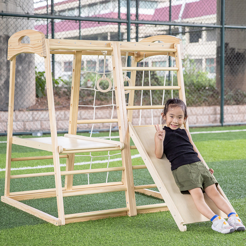 Jungle Gym Kids Outdoor Childr - مراجعة Kids Outdoor Jungle Gym With Slide وسعره