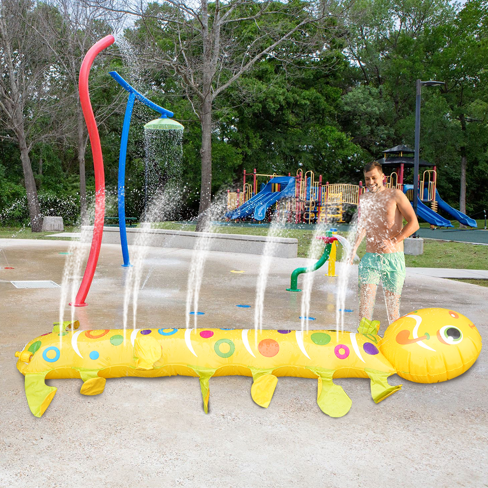 Caterpillar Sprinkler Pad Spla - مراجعة Sprinkler Splash Pad وسعره