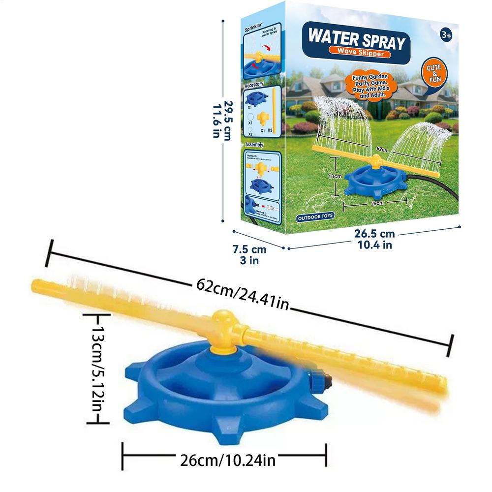 360 Degree Water Sprinkler Rot - مراجعة Kids Outdoor Yard Tools وسعره