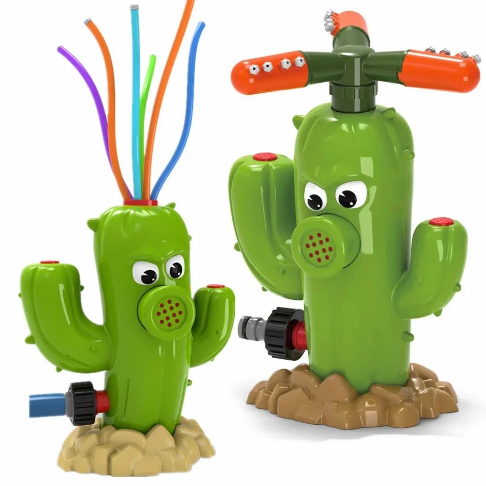 Cactus Cartoon Sprinkler Outdo - مراجعة Kids Outdoor Yard Tools وسعره