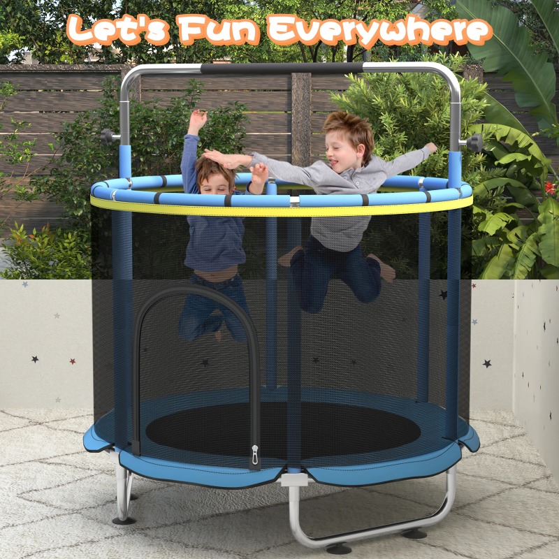 5FT Toddler Trampoline 8-in-1  - مراجعة Kids Outdoor Hammock Swing وسعره