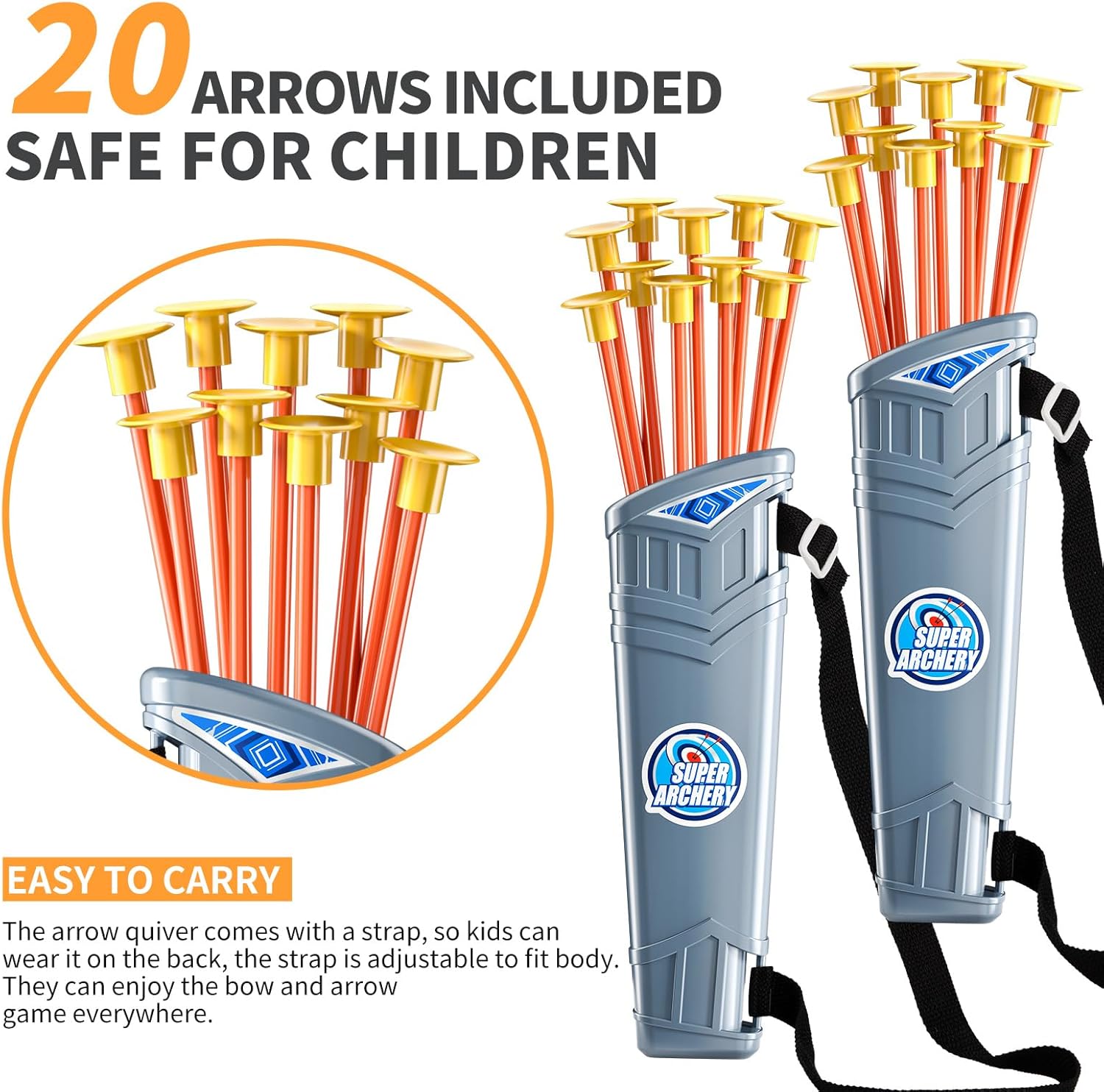 Bow and Arrow Set for Kids -Ar - مراجعة Kids Outdoor Archery Set وسعره