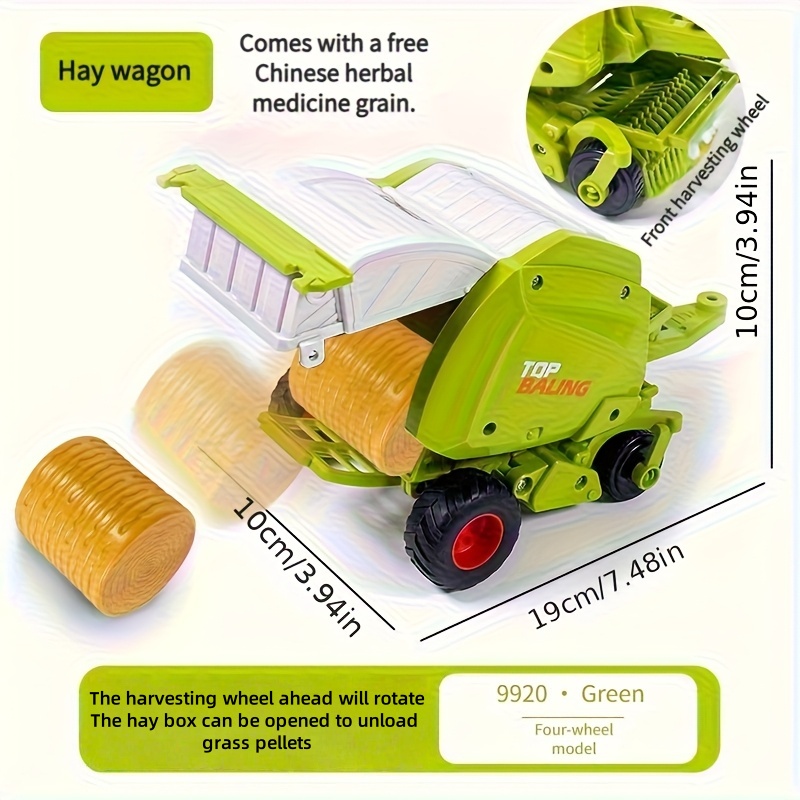 1:24 Inertial Farm Tractor wit - مراجعة Kids Outdoor Exercise Equipment وسعره