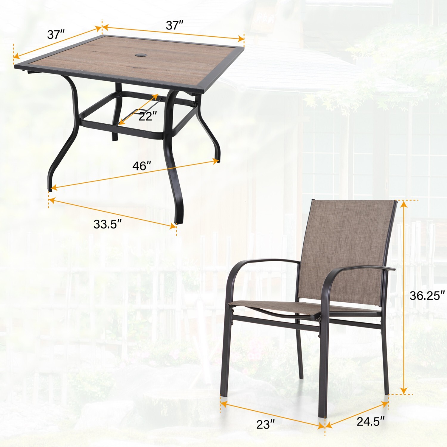 5 Piece Outdoor Dining Set Pat - مراجعة Kids Outdoor Chair And Table وسعره
