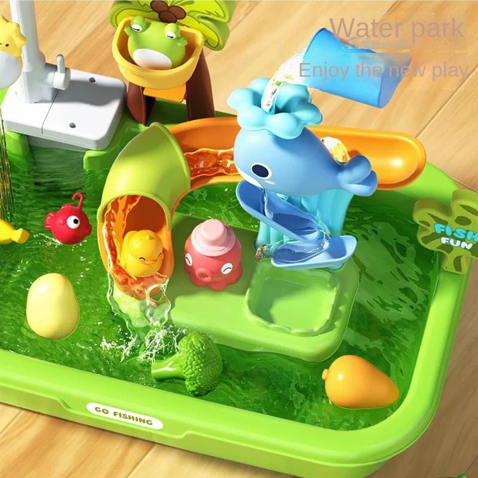Children's Kitchen Toys Electr - مراجعة Kids Outdoor Water Play Table وسعره