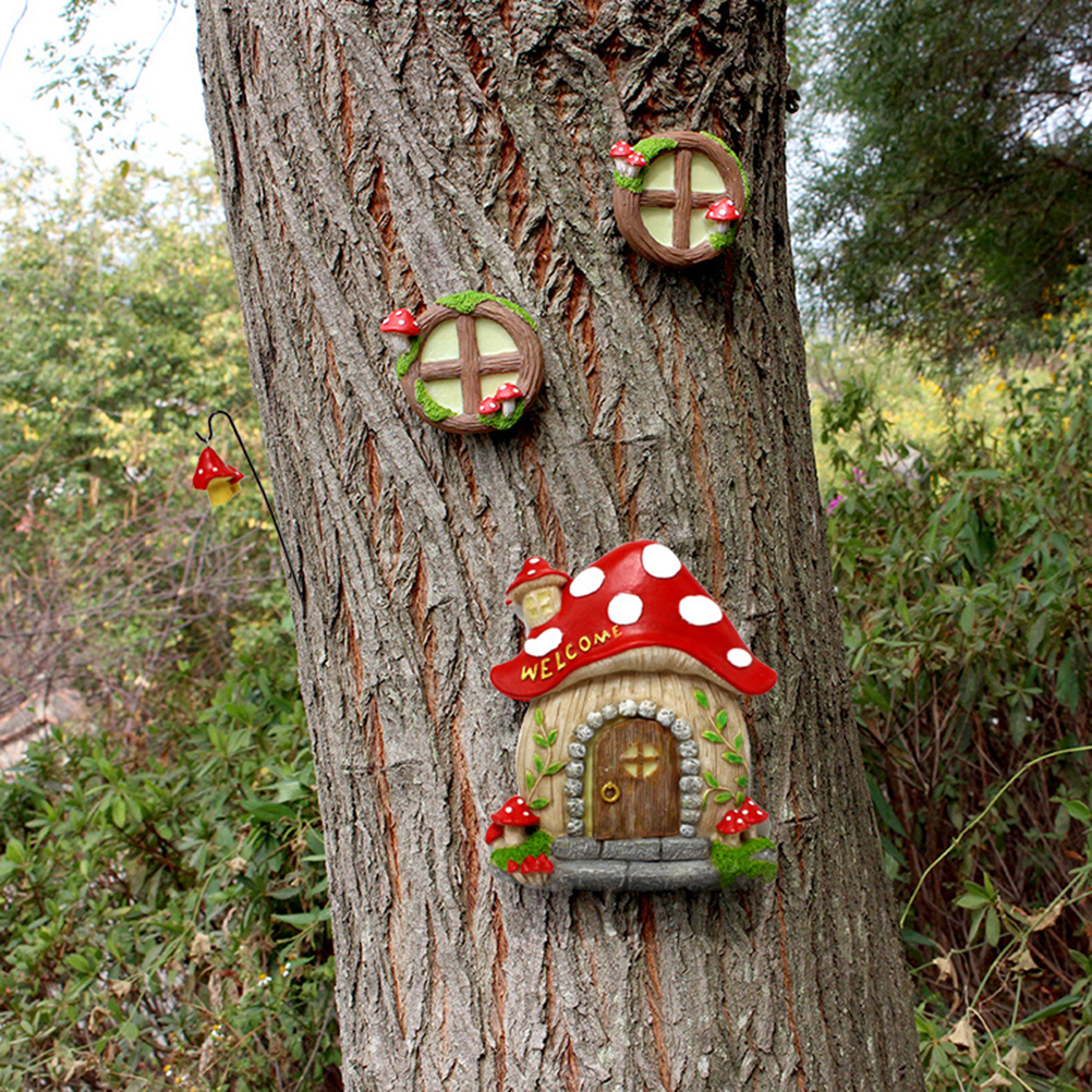 Glow in The Dark Yard Art Scul - مراجعة Kids Outdoor Fairy Garden وسعره
