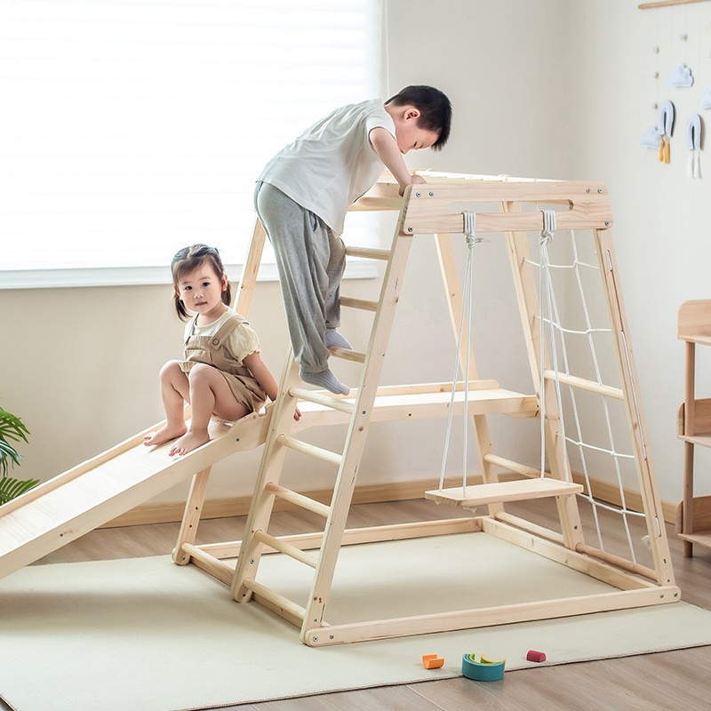 Jungle Gym Kids Outdoor Solid  - مراجعة Kids Outdoor Jungle Gym With Slide وسعره