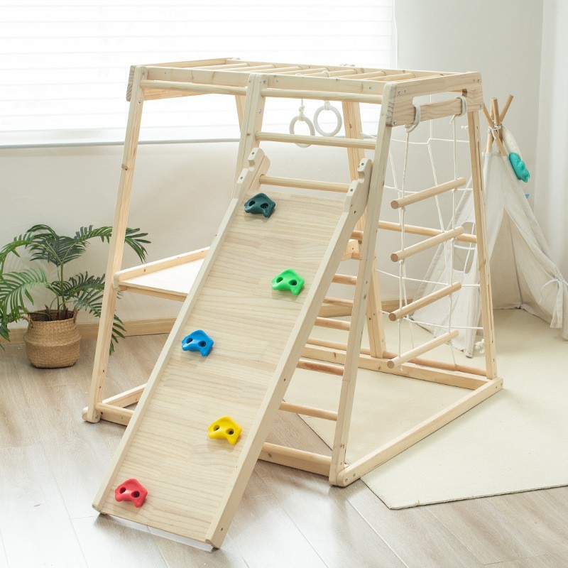 Jungle Gym Kids Outdoor Solid  - مراجعة Kids Outdoor Jungle Gym With Slide وسعره