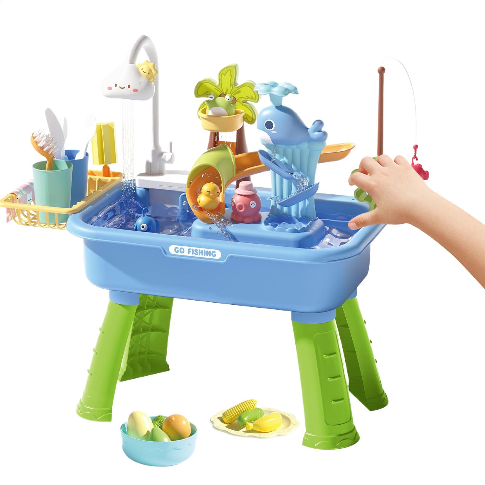 Children's kitchen toys electr - مراجعة Kids Outdoor Water Play Table وسعره