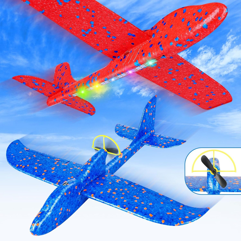 Electric Foam Plane Glider Han - مراجعة Kids Outdoor Exercise Equipment وسعره