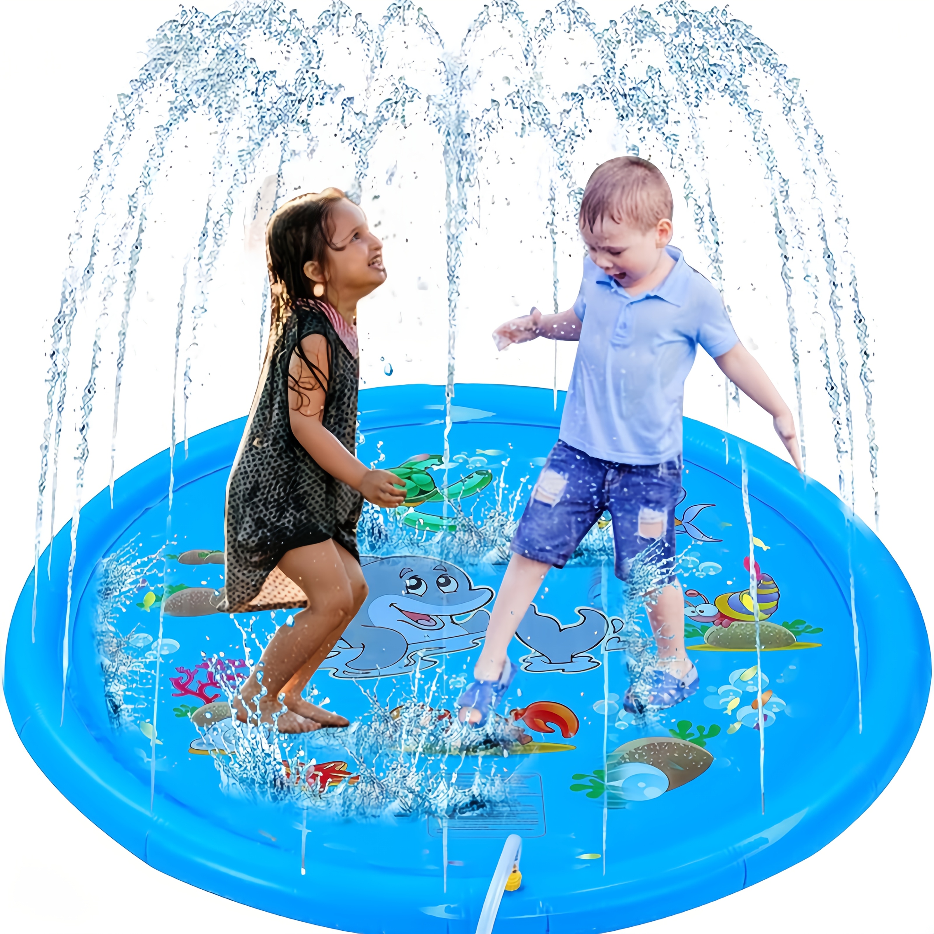 PVC Inflatable Splash Pad Spri - مراجعة Kids Outdoor Water Play Table وسعره