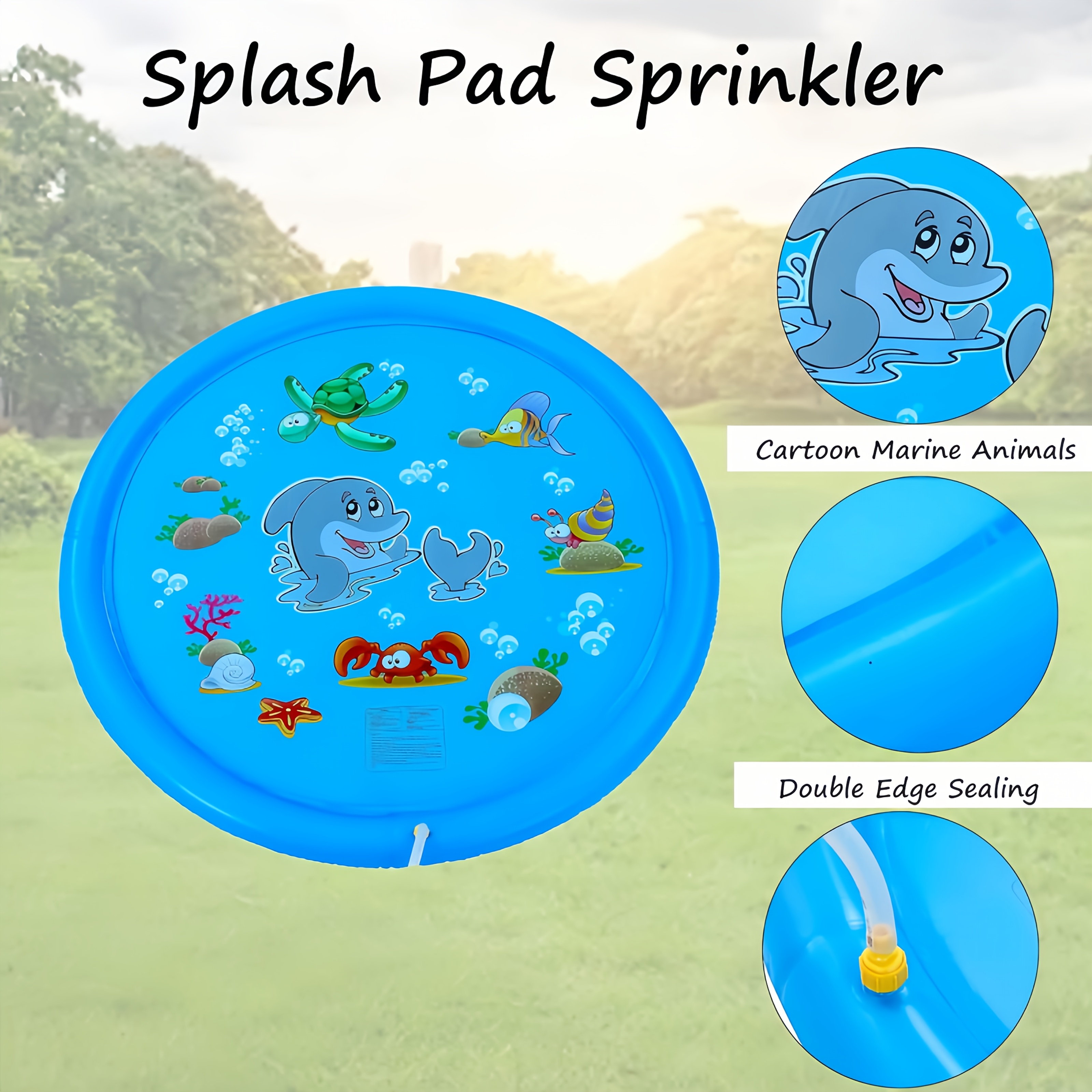 PVC Inflatable Splash Pad Spri - مراجعة Kids Outdoor Water Play Table وسعره