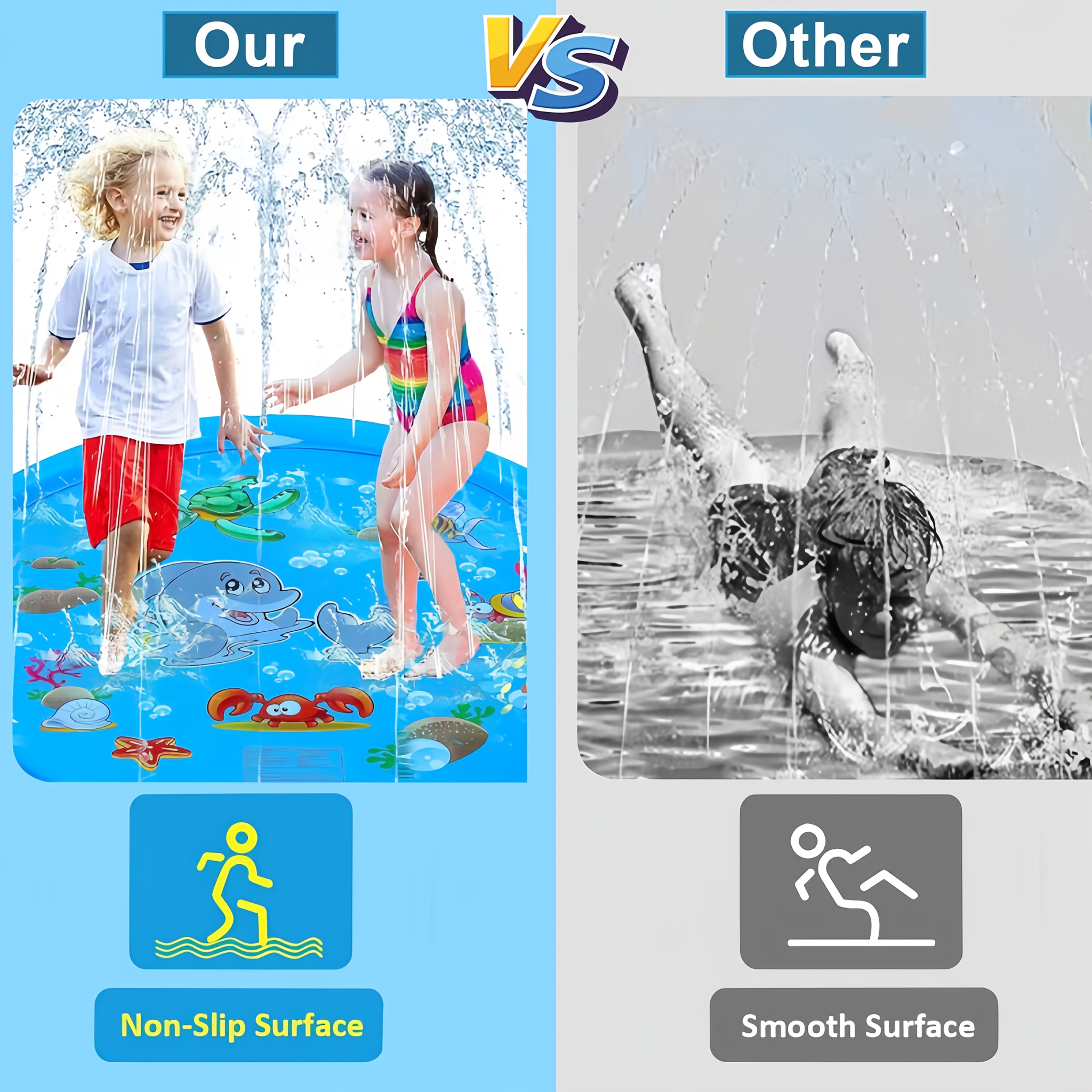 PVC Inflatable Splash Pad Spri - مراجعة Kids Outdoor Water Play Table وسعره