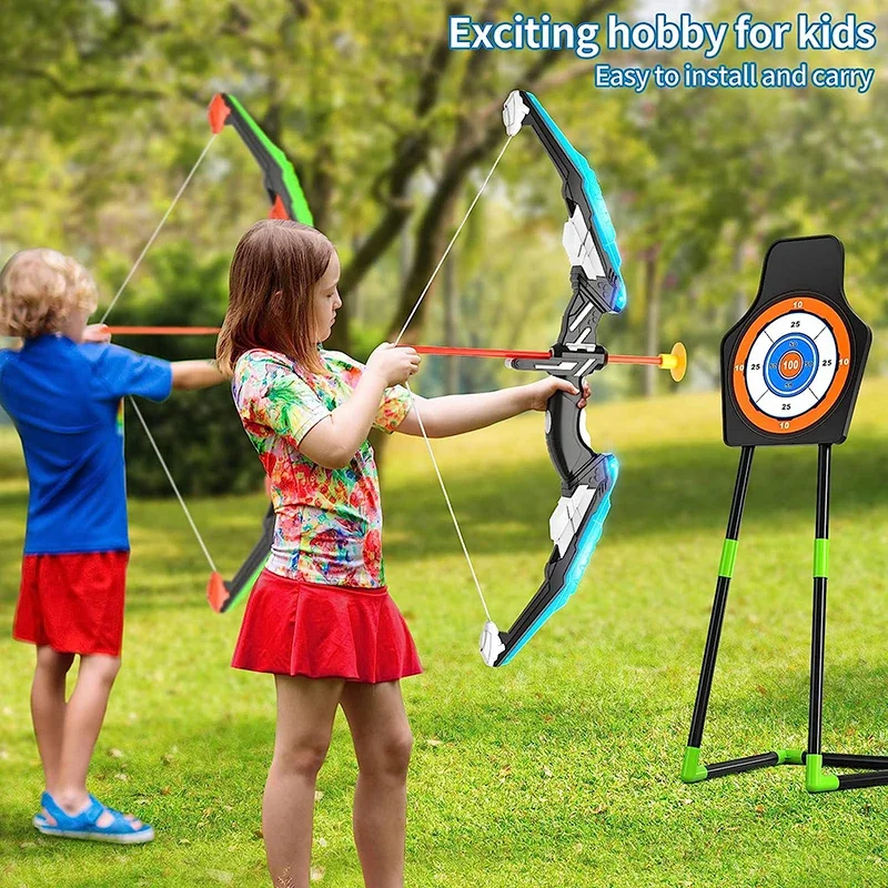 Bow And Arrows For Children Ki - مراجعة Kids Outdoor Archery Set وسعره