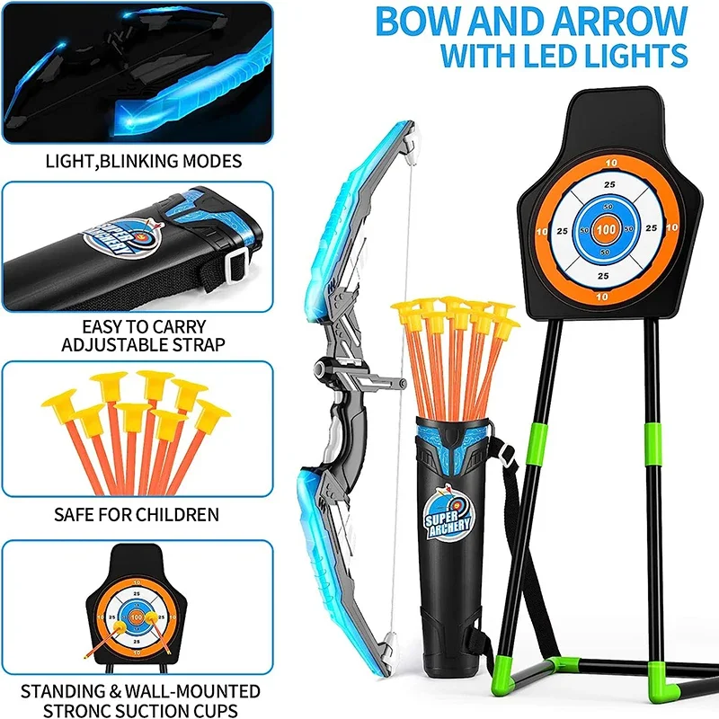Bow And Arrows For Children Ki - مراجعة Kids Outdoor Archery Set وسعره