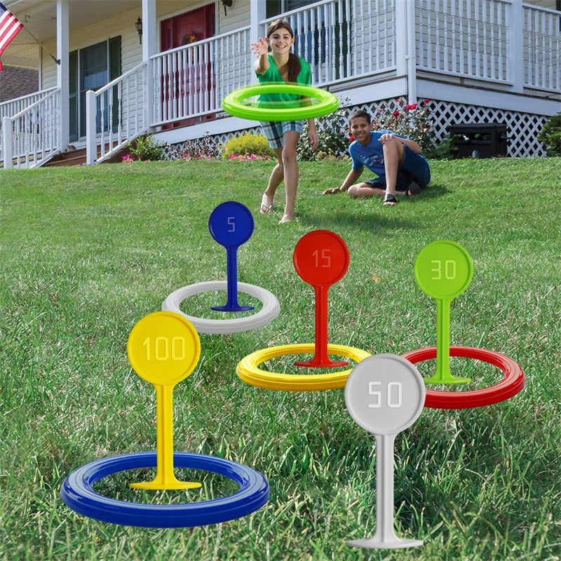 Plastic Ring Toss Game for Kid - مراجعة Kids Outdoor Yard وسعره