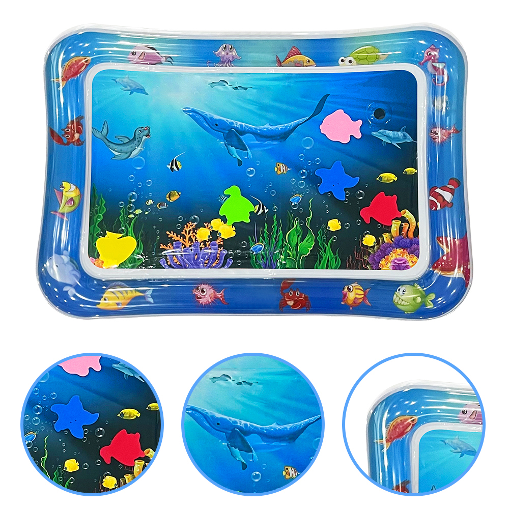 Ocean Animal Pattern Inflatabl - مراجعة Kids Outdoor Water Play Table وسعره