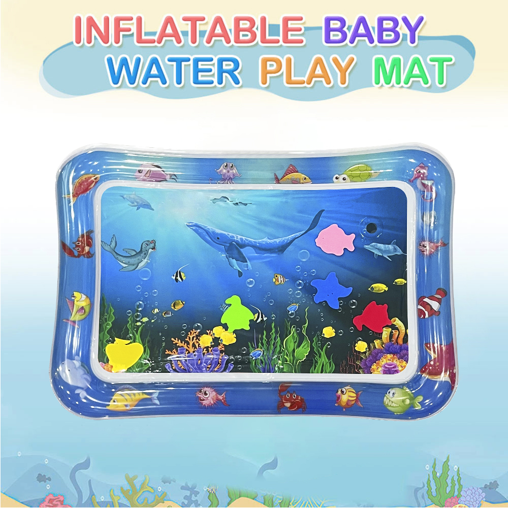 Ocean Animal Pattern Inflatabl - مراجعة Kids Outdoor Water Play Table وسعره