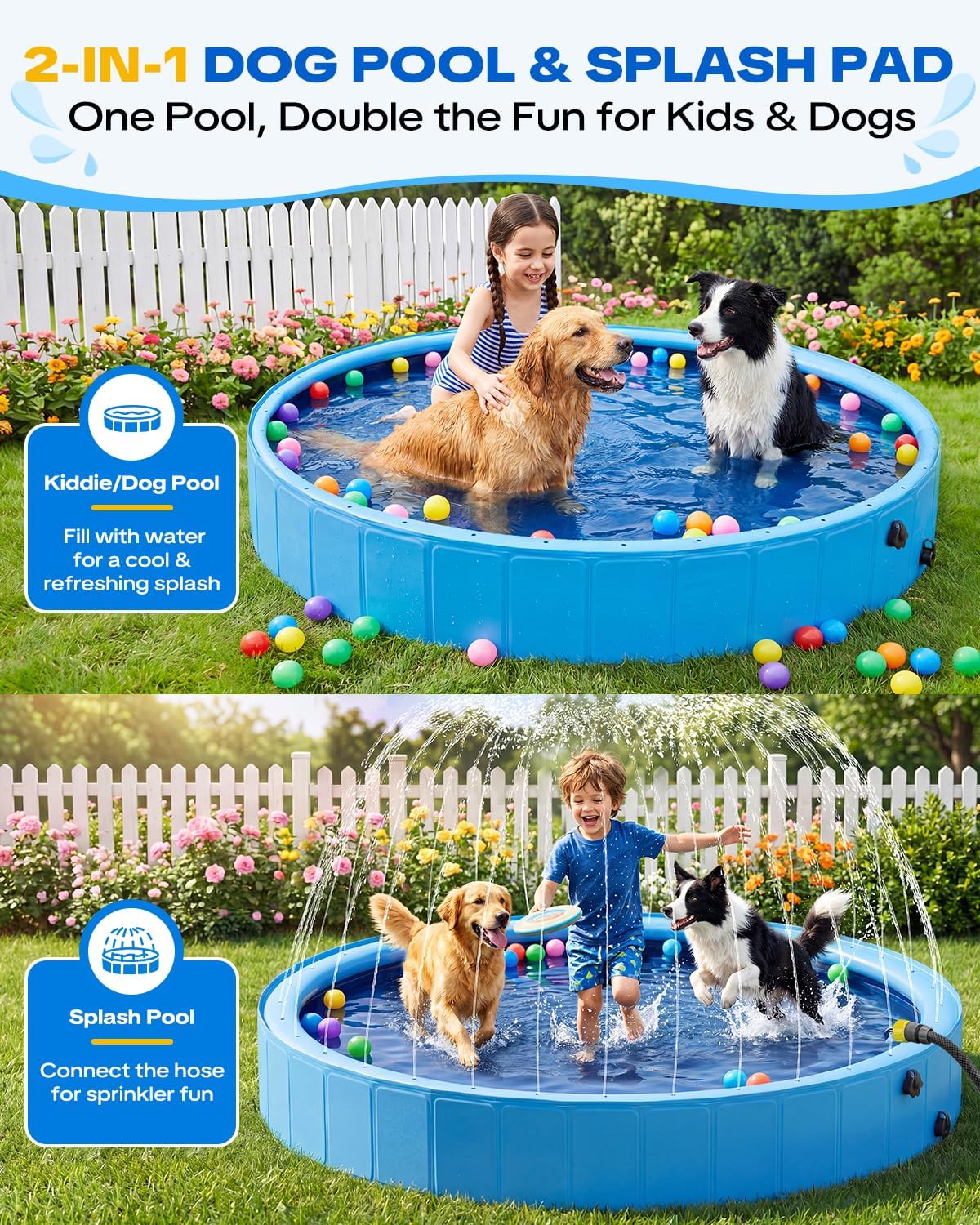Splash Pad PVC Material Large  - مراجعة Sprinkler Splash Pad وسعره