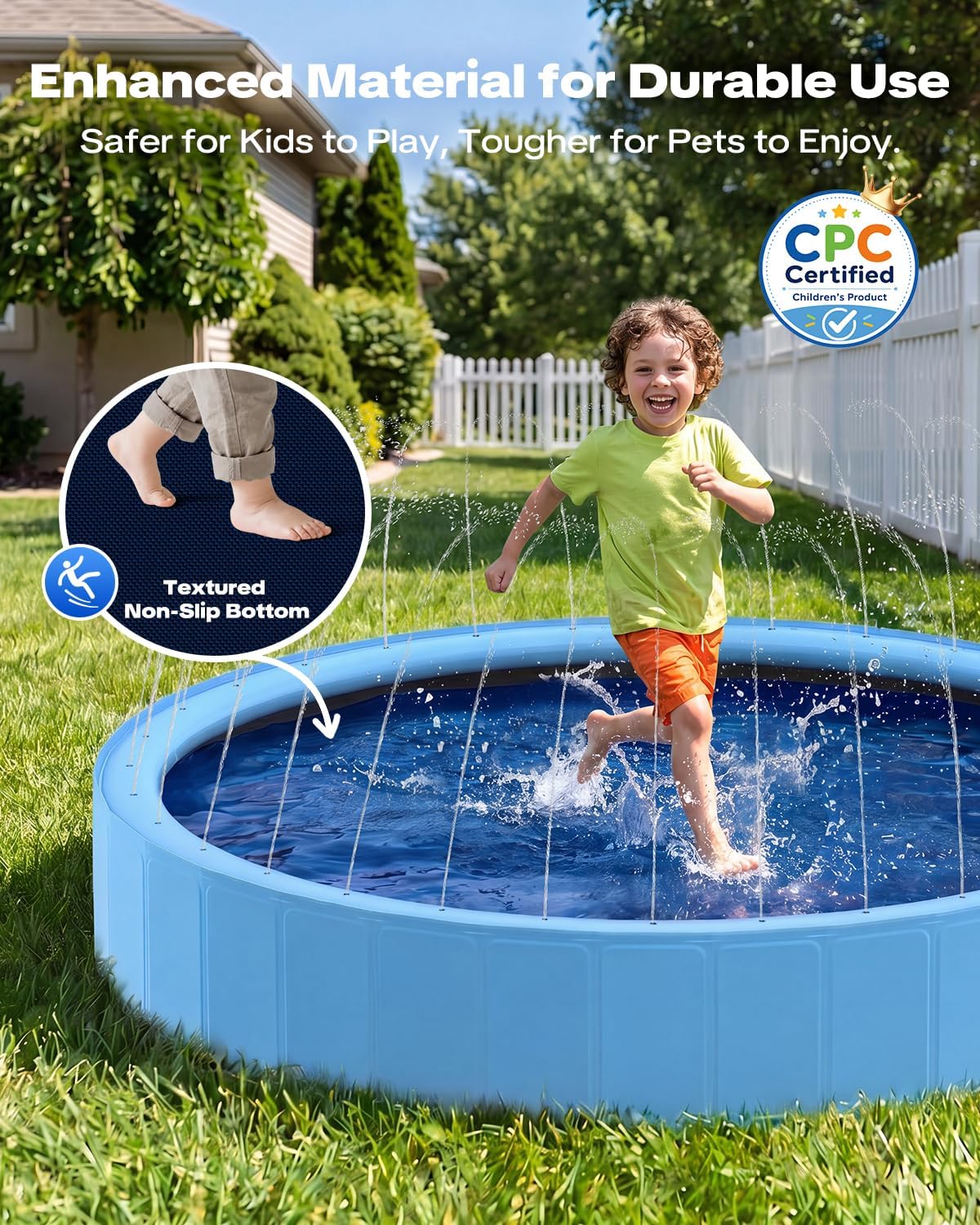 Splash Pad PVC Material Large  - مراجعة Sprinkler Splash Pad وسعره