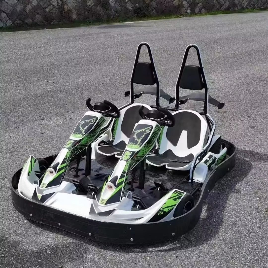 Dual-Seated Electc Racing Kart - مراجعة Kids Outdoor Karting وسعره