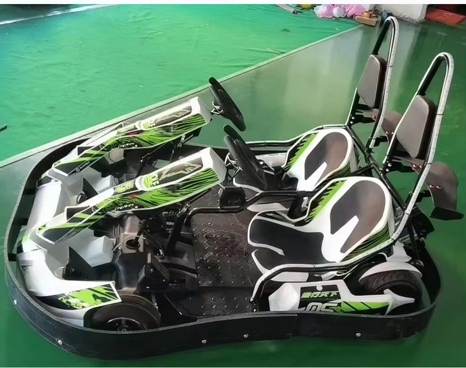 Dual-Seated Electc Racing Kart - مراجعة Kids Outdoor Karting وسعره