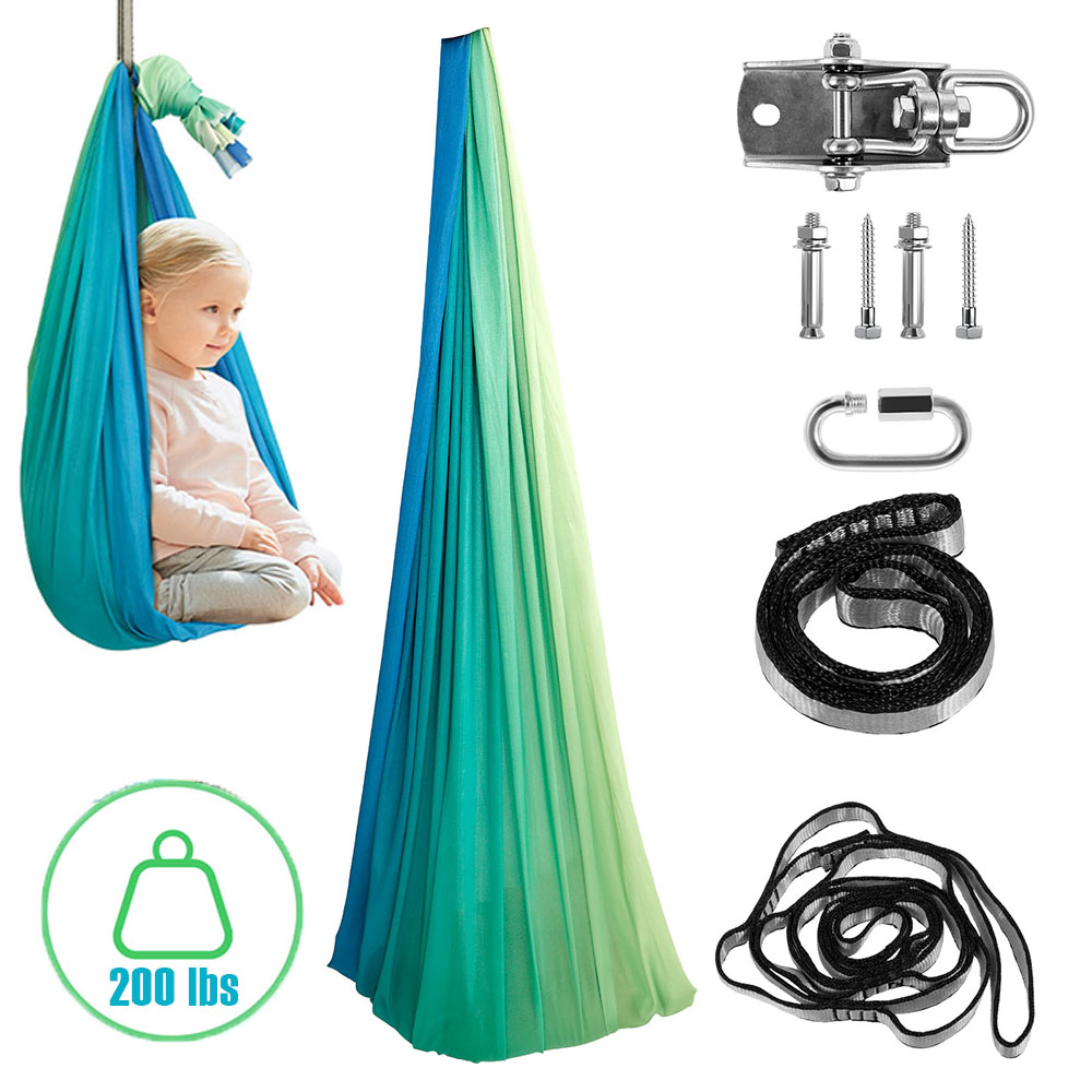 Kids Sensory Swings Double Lay - مراجعة Kids Outdoor Hammock Swing وسعره