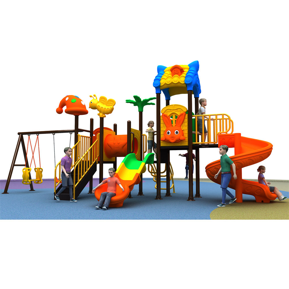China Manufacturer Cheap Play  - مراجعة Kids Outdoor Jungle Gym With Slide وسعره