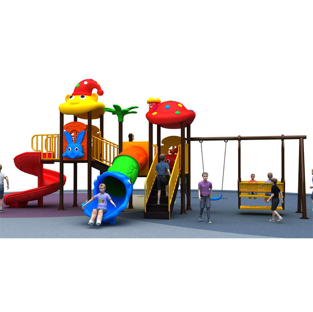 China Manufacturer Cheap Play  - مراجعة Kids Outdoor Jungle Gym With Slide وسعره