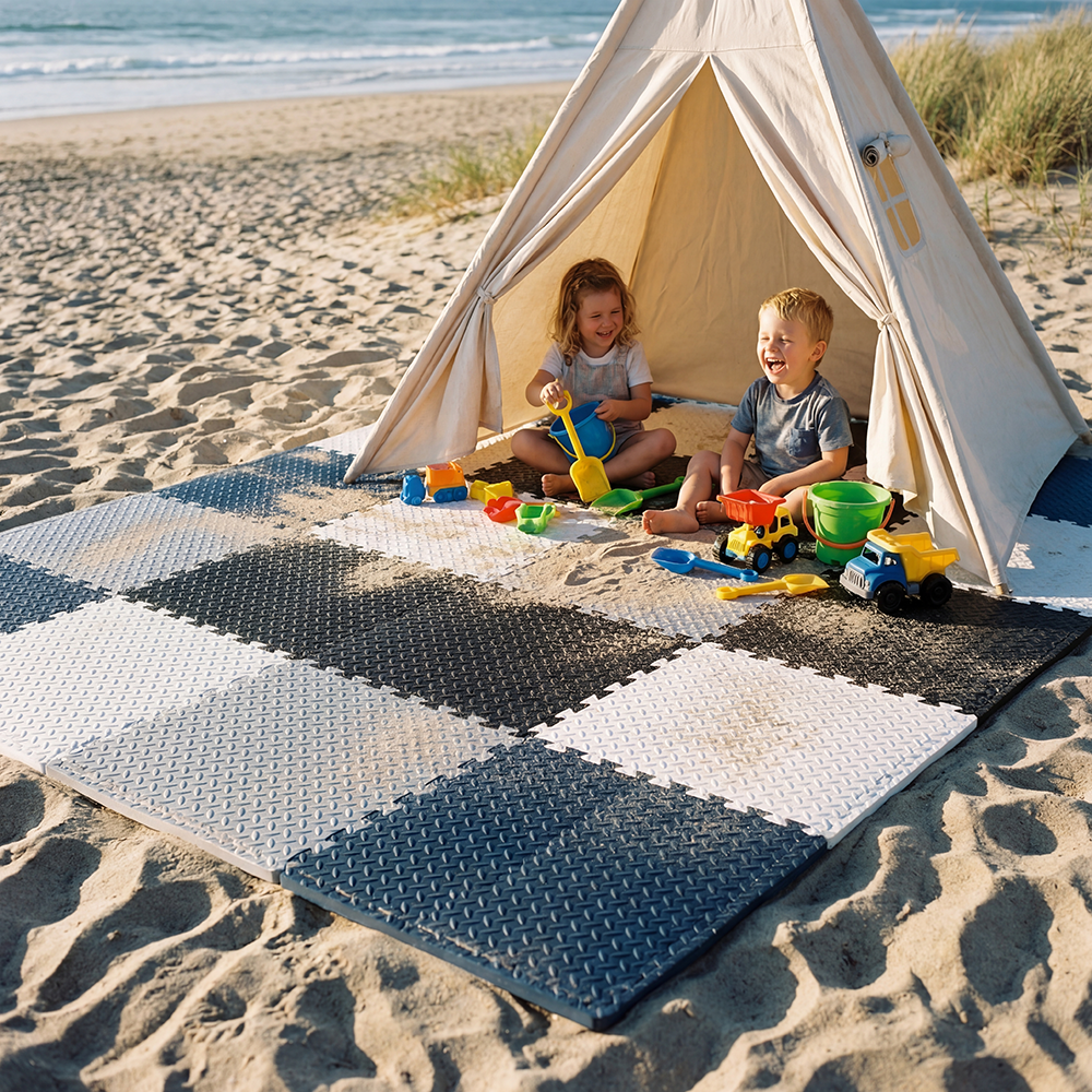 8Pcs/16Pcs 30x30x1cm Baby Puzz - مراجعة Kids Outdoor Water Play Table وسعره