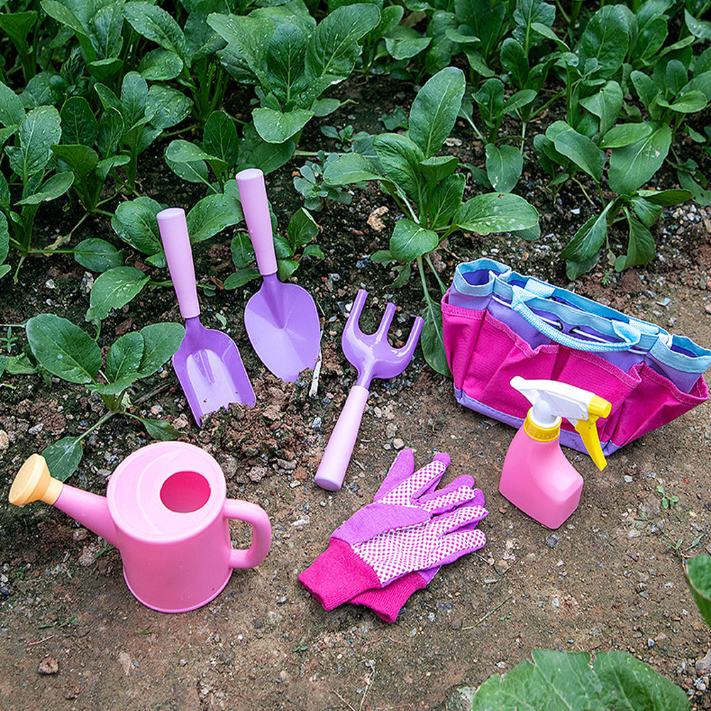 1Set Kids Gardening Tools Smal - مراجعة Kids Outdoor Yard Tools وسعره