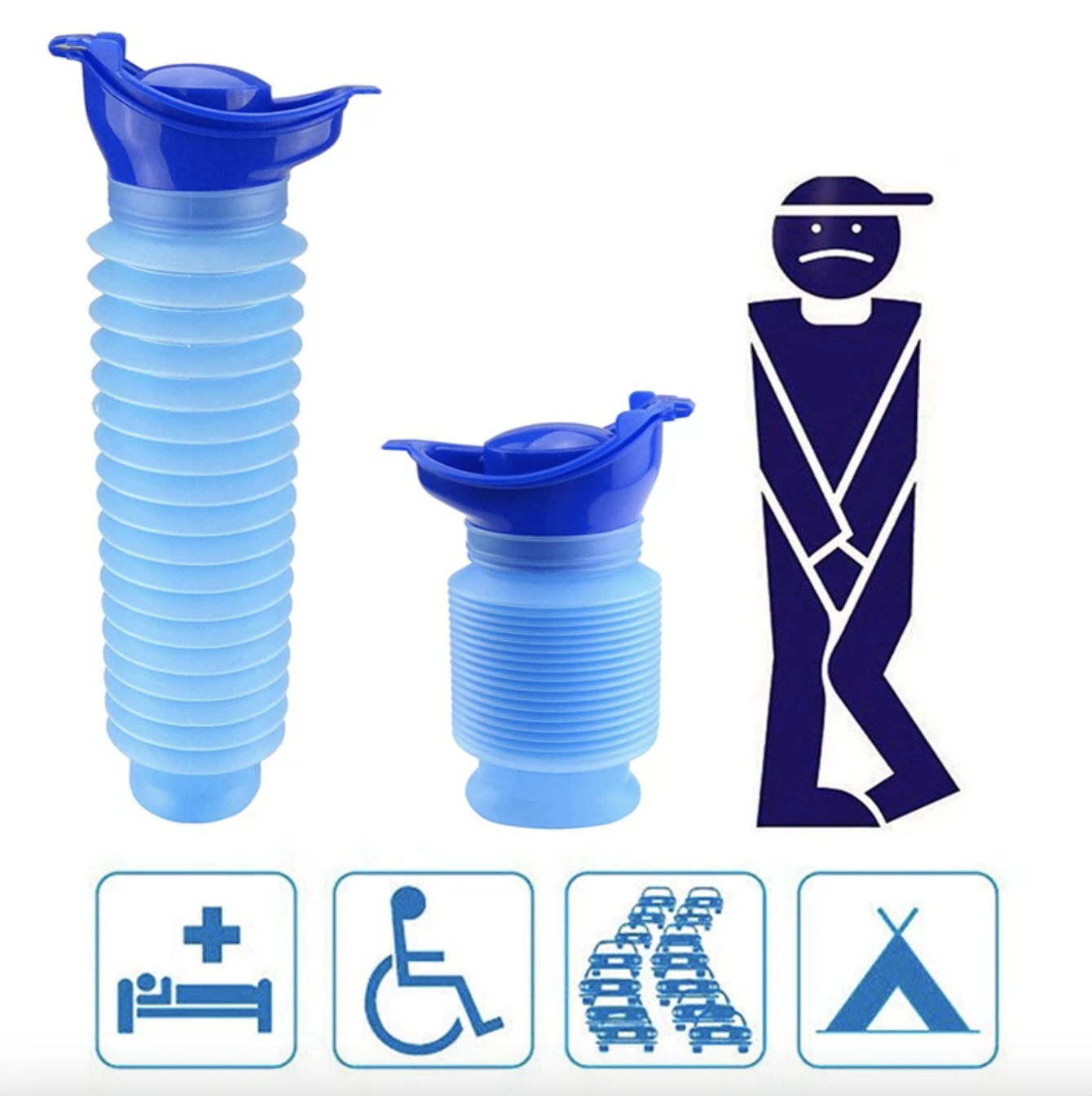 750ML Portable Standing Pee Bo - مراجعة Kids Outdoor Urinal وسعره