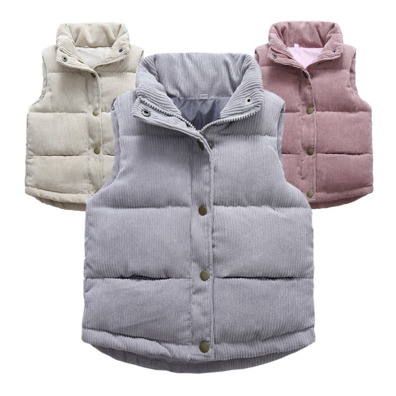 Kids Boys Girls Corduroy Vests - مراجعة Kids Outdoor Clothing وسعره