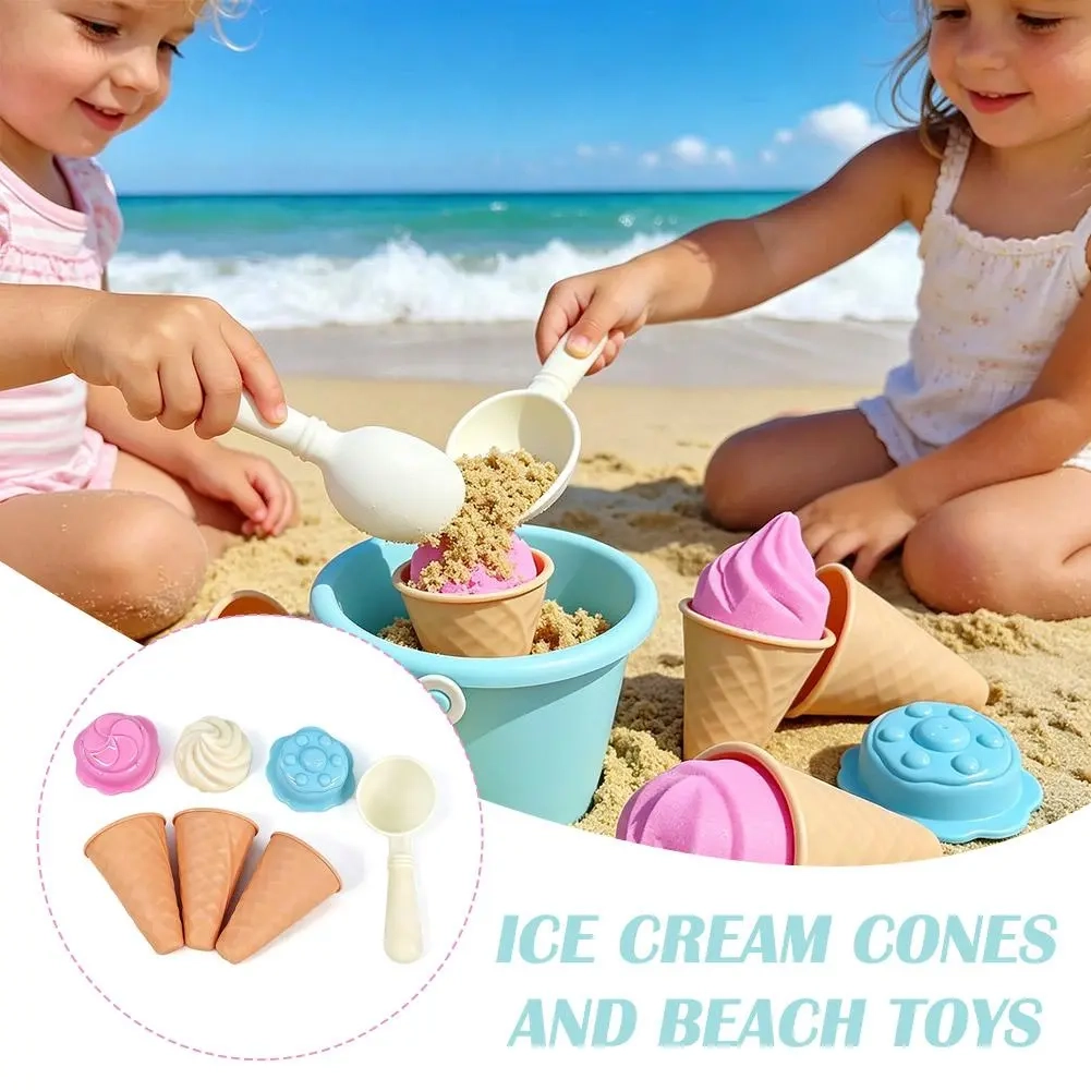 Kids Ice Cream Cone Sand Mold  - مراجعة Kids Outdoor Exercise Equipment وسعره