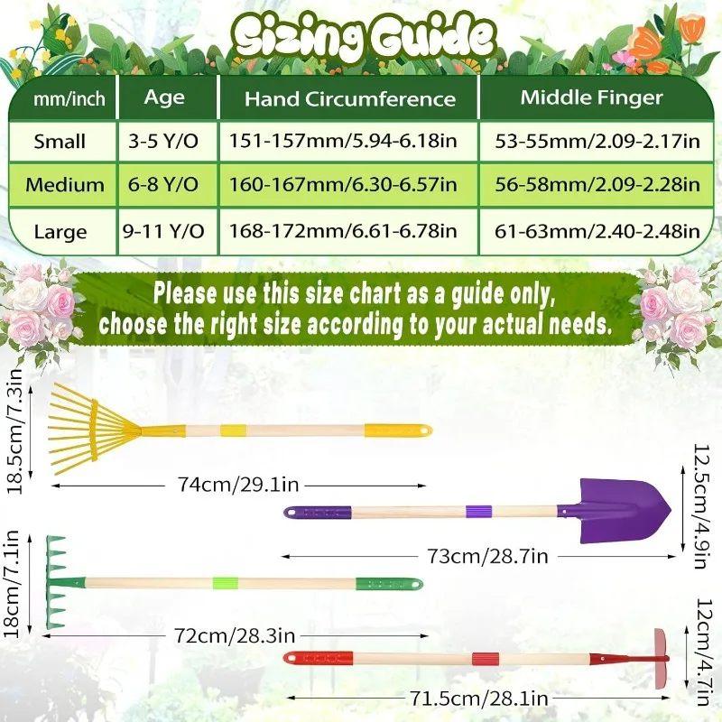 7Pcs Kids Gardening Tools Set  - مراجعة Kids Outdoor Yard Tools وسعره
