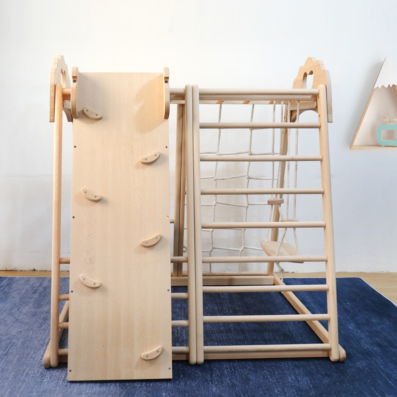 Jungle Gym Kids Outdoor Wooden - مراجعة Kids Outdoor Jungle Gym With Slide وسعره