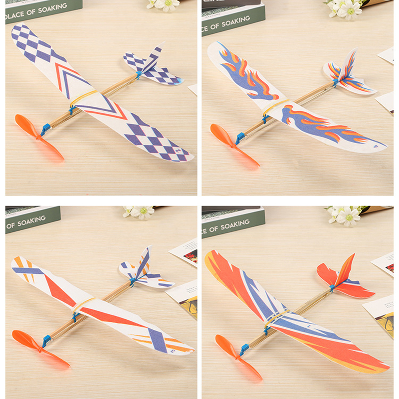 5/10Pcs Rubber Band Powered Ai - مراجعة Kids Outdoor Exercise Equipment وسعره