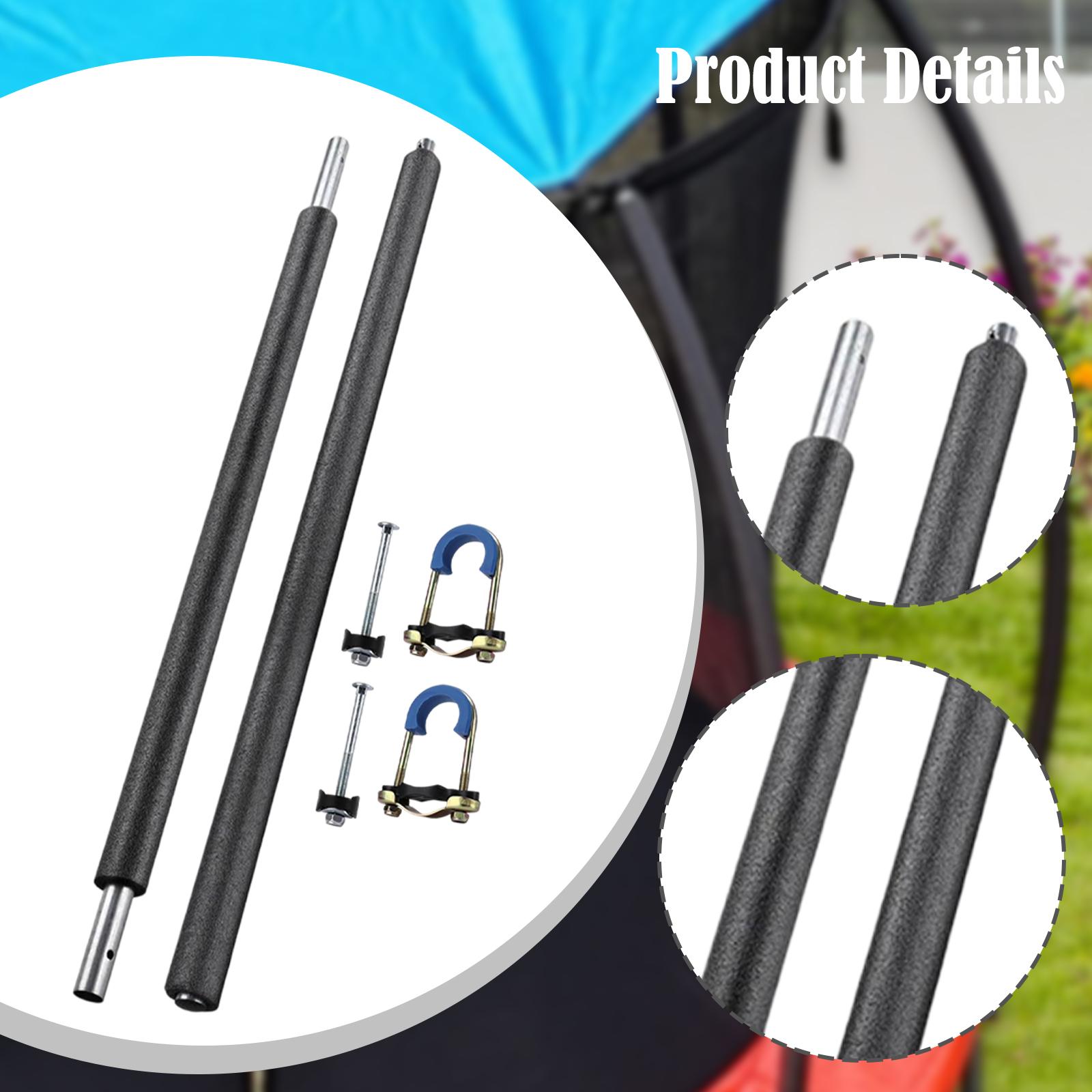Two Section Trampoline Poles w - مراجعة Kids Outdoor Yard وسعره