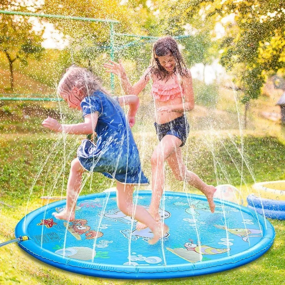 Children Play Splash Pad,Outdo - مراجعة Sprinkler Splash Pad وسعره