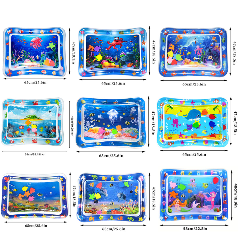 1pc Inflatable PVC Playing Mat - مراجعة Kids Outdoor Water Play Table وسعره