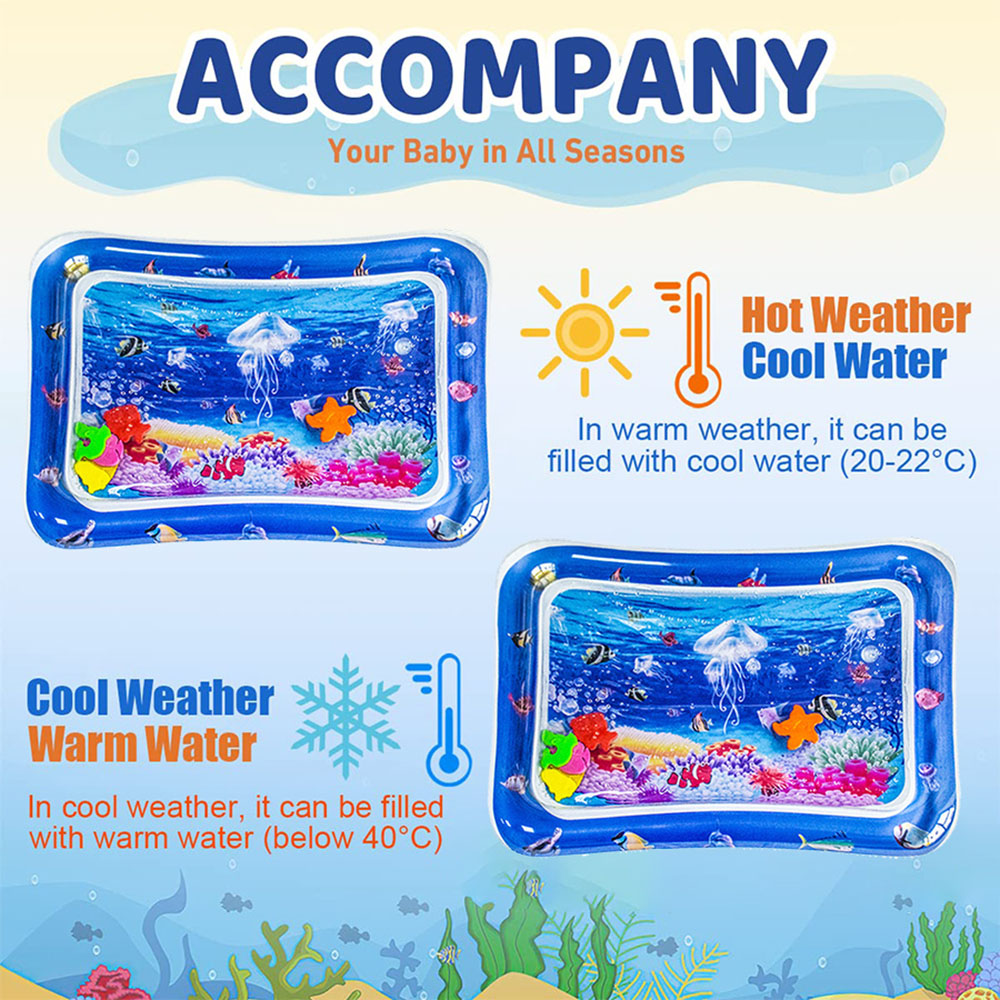 1pc Inflatable PVC Playing Mat - مراجعة Kids Outdoor Water Play Table وسعره