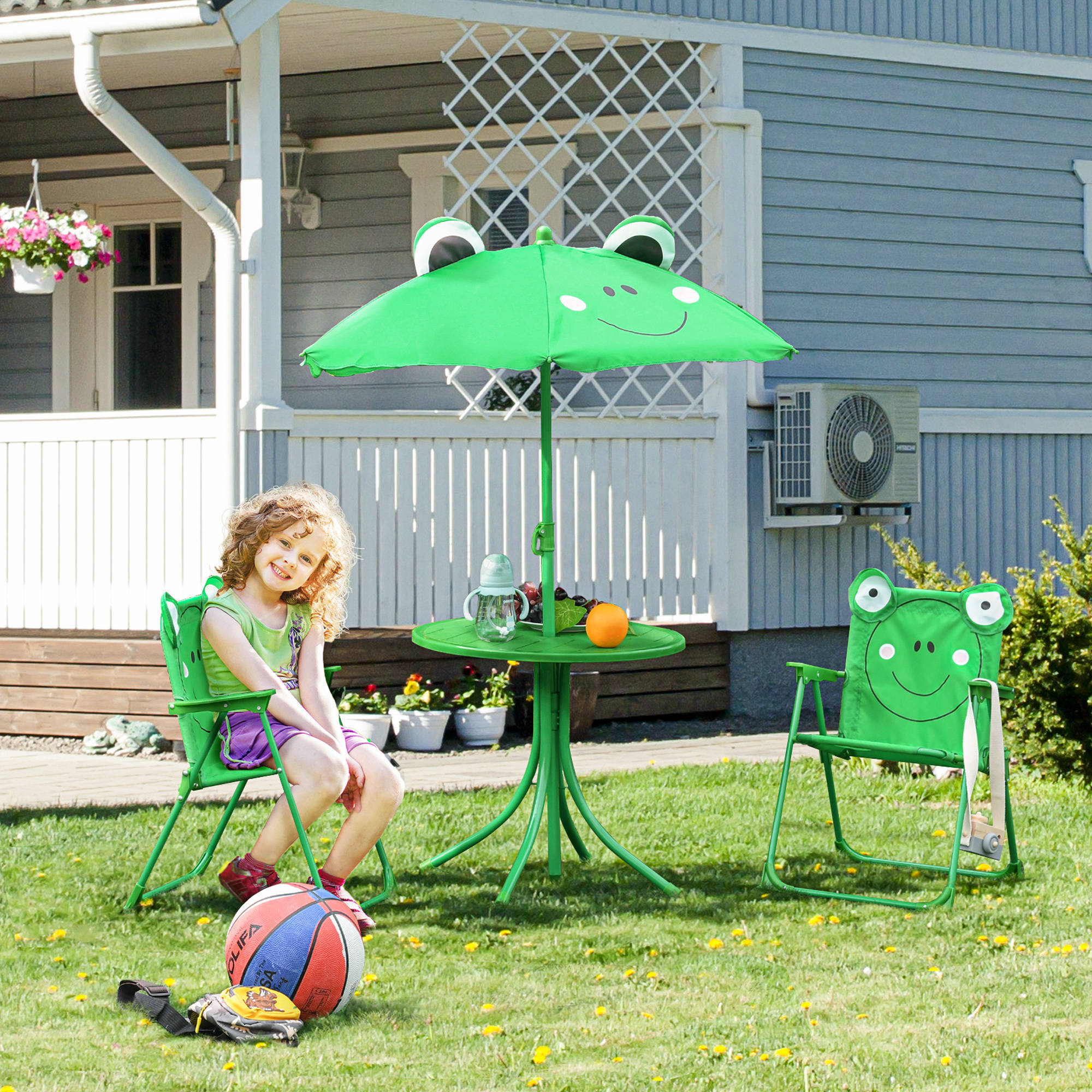 Kids Table and Chair Set, Outd - مراجعة Kids Outdoor Chair And Table وسعره
