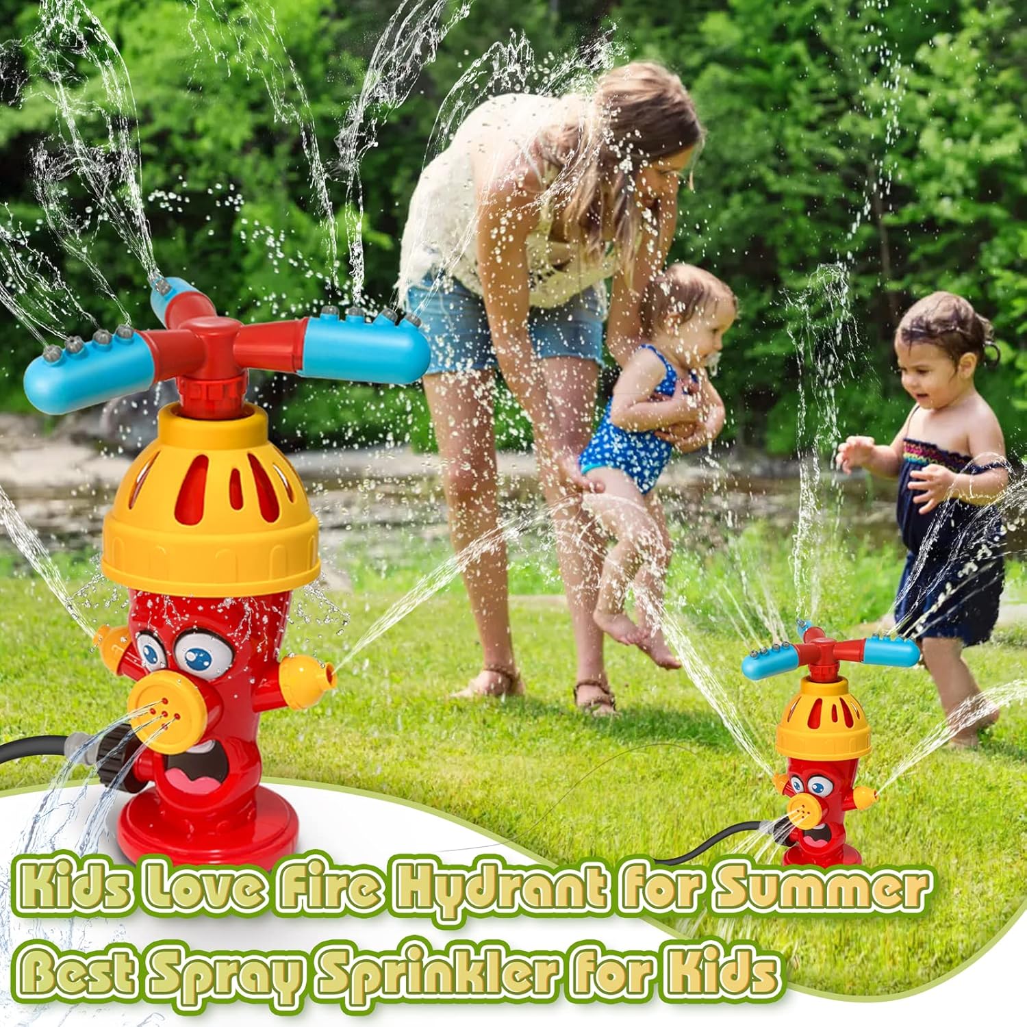 Hydrant Sprinkler Outdoor Wate - مراجعة Kids Outdoor Yard Tools وسعره