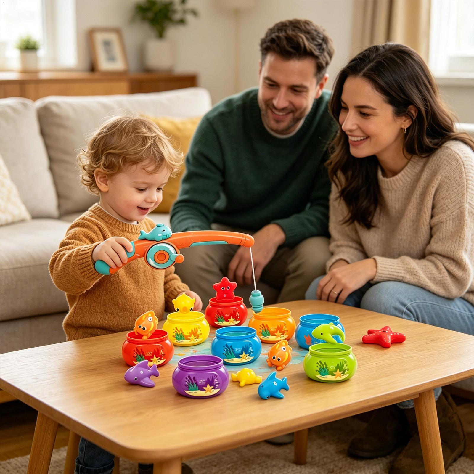 Kids Fishing Game Color Learni - مراجعة Kids Outdoor Water Play Table وسعره
