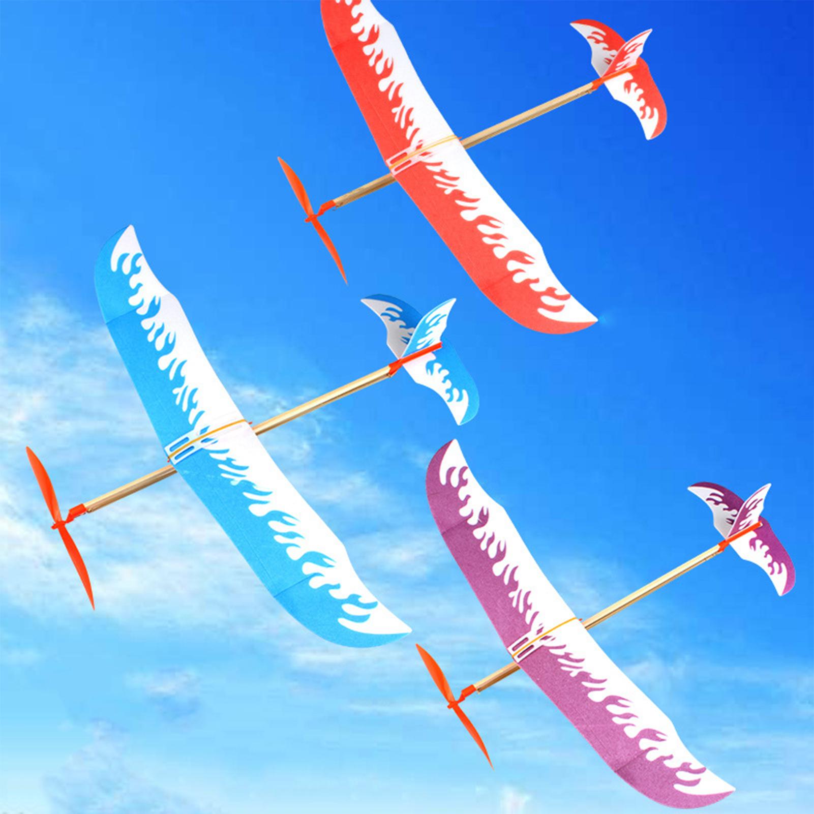 Rubber Band Airplanes Powered  - مراجعة Kids Outdoor Exercise Equipment وسعره