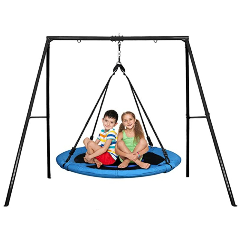 Kids Swing & Slide Play Set, C - مراجعة Kids Outdoor Hanging Chair وسعره
